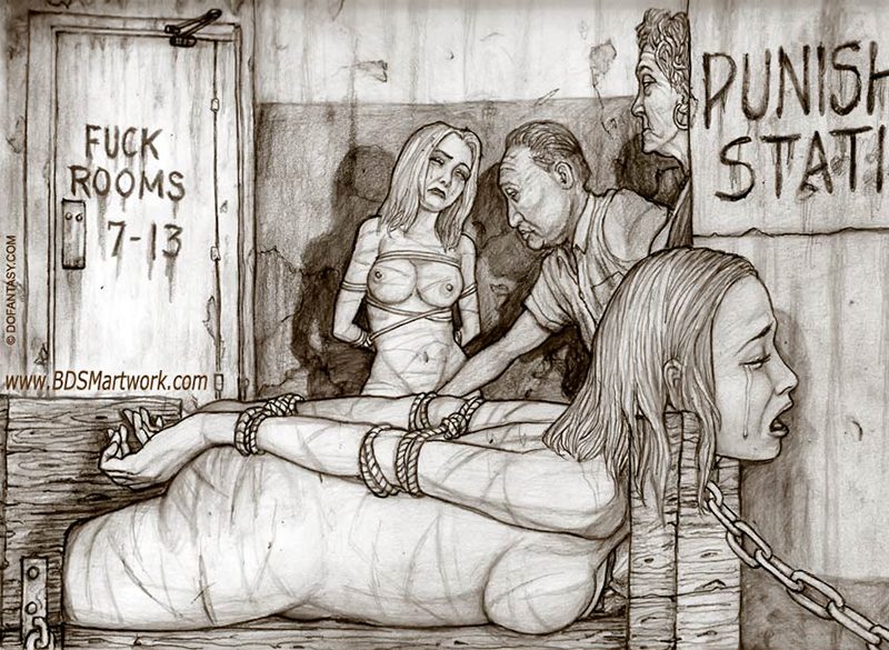 Artwork. discipline. bound. pain. dominance. artwork. sexslaves. hines. mas...